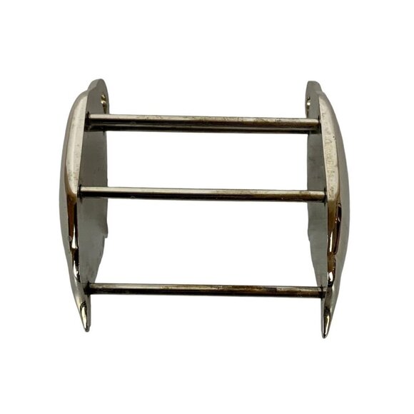 Chrome Metal Teapot Holder Caddy For Tea Bags or Sweetener Packets - Picture 6 of 6